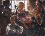 The Family of the Painter Fritz Rumpf Lovis Corinth